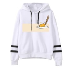Anime Lazy Egg Gudetama Pattern Hoodie Anime Lazy Egg Gudetama Pattern Hoodie