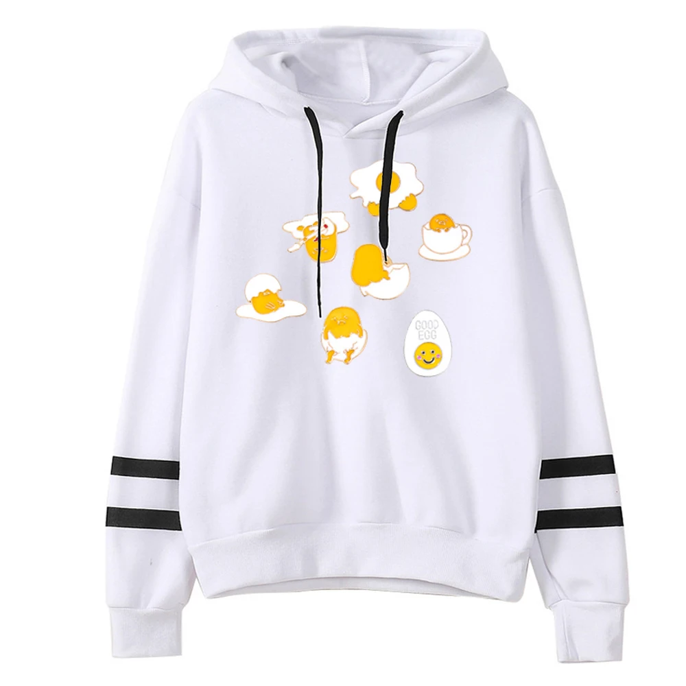 Anime Lazy Egg Gudetama Pattern Hoodie