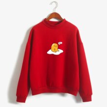 Anime Gudetama Casual Harajuku Sweatshirt Anime Gudetama Casual Harajuku Sweatshirt