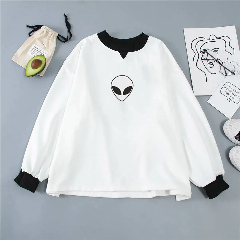 Gudetama Lazy Print Round Neck Long Sleeve Hoodie Gudetama Lazy Print Round Neck Long Sleeve Hoodie