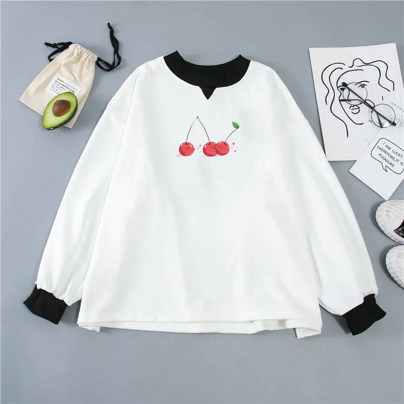 Gudetama Lazy Print Round Neck Long Sleeve Hoodie Gudetama Lazy Print Round Neck Long Sleeve Hoodie