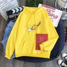 Lazy Egg Gudetama Print Long Sleeve Hooded Lazy Egg Gudetama Print Long Sleeve Hooded
