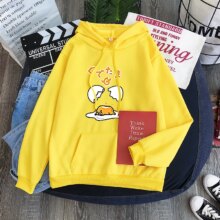 Lazy Egg Gudetama Print Long Sleeve Hooded Lazy Egg Gudetama Print Long Sleeve Hooded