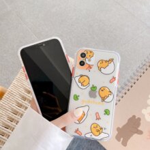 Anime Gudetam Lazy Egg Anti-Fall Clear Soft Phone Case Anime Gudetam Lazy Egg Anti-Fall Clear Soft Phone Case