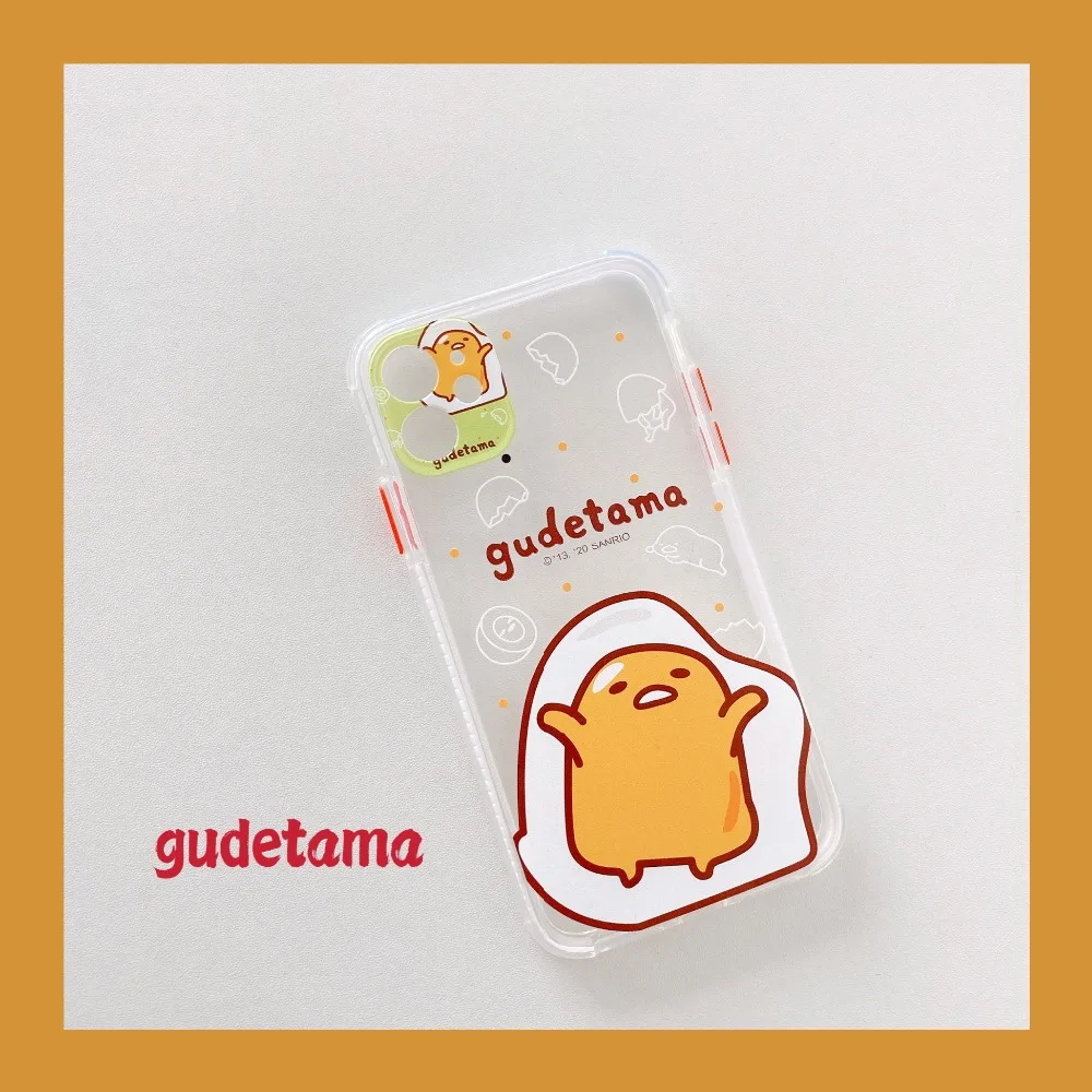 Anime Gudetam Lazy Egg Anti-Fall Clear Soft Phone Case Anime Gudetam Lazy Egg Anti-Fall Clear Soft Phone Case
