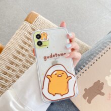 Anime Gudetam Lazy Egg Anti-Fall Clear Soft Phone Case Anime Gudetam Lazy Egg Anti-Fall Clear Soft Phone Case