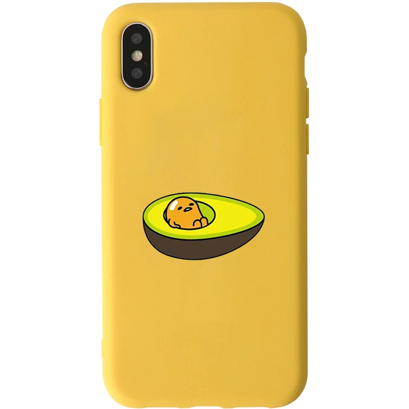 Gudetama Lazy Egg Yellow Soft Silicone Phone Case Cover