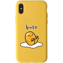 Gudetama Lazy Egg Yellow Soft Silicone Phone Case Cover Gudetama Lazy Egg Yellow Soft Silicone Phone Case Cover