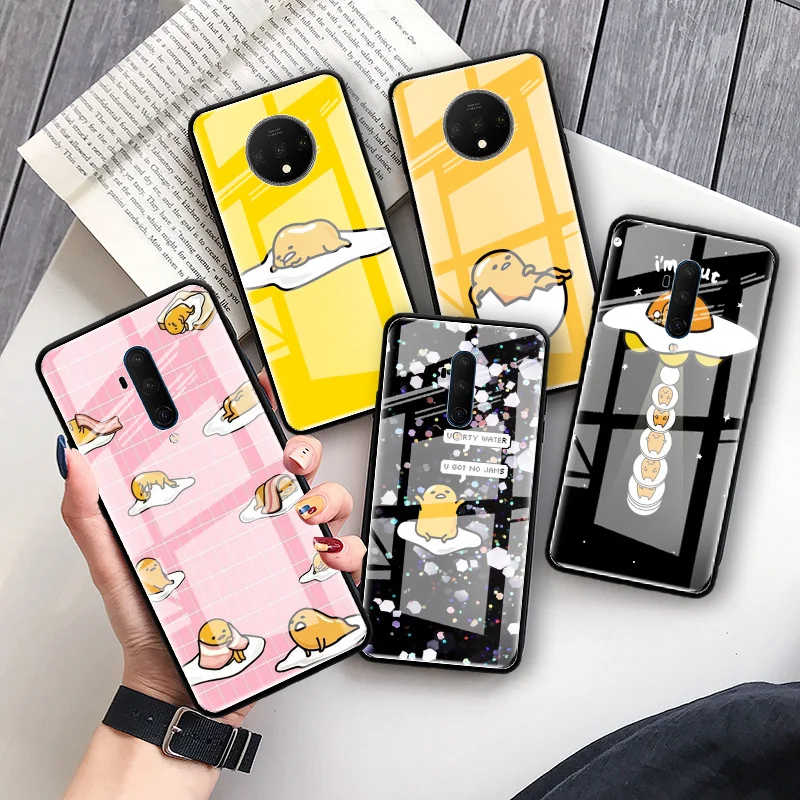 Gudetama Lazy Egg Glass Phone Case