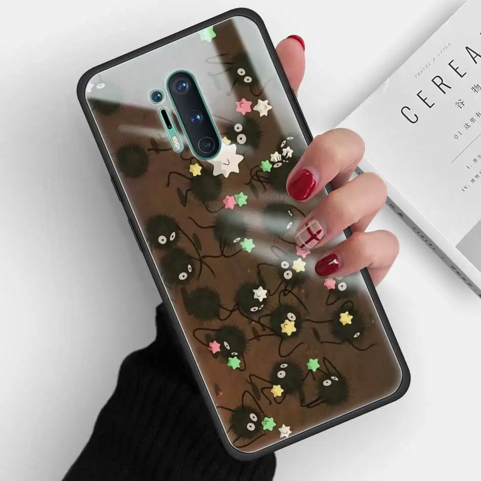 Studio Ghibli Spirited Away Totoro Anime Tempered Glass Phone Case