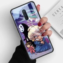 Studio Ghibli Spirited Away Totoro Anime Tempered Glass Phone Case Studio Ghibli Spirited Away Totoro Anime Tempered Glass Phone Case