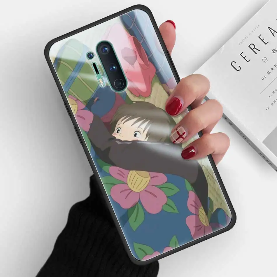 Studio Ghibli Spirited Away Totoro Anime Tempered Glass Phone Case