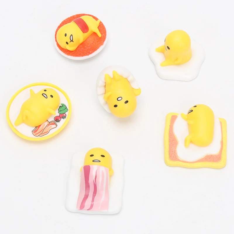Cartoon Gudetama Egg PVC Figure Toy Keychain Cartoon Gudetama Egg PVC Figure Toy Keychain