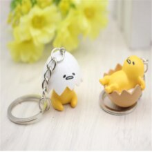 Yellow White Lazy Gudetama Egg Anime PVC Keyring Yellow White Lazy Gudetama Egg Anime PVC Keyring
