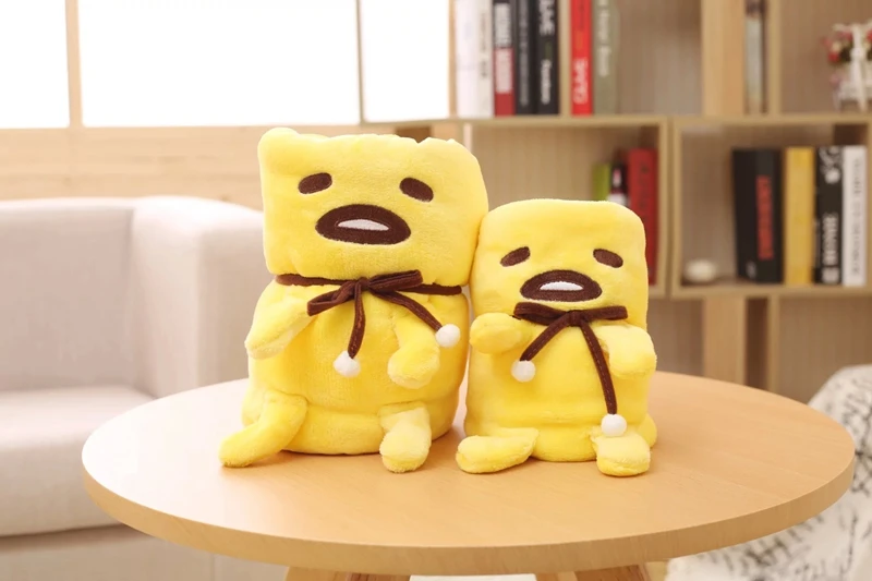 Kawaii Gudetama Doll Portable Plush Blanket