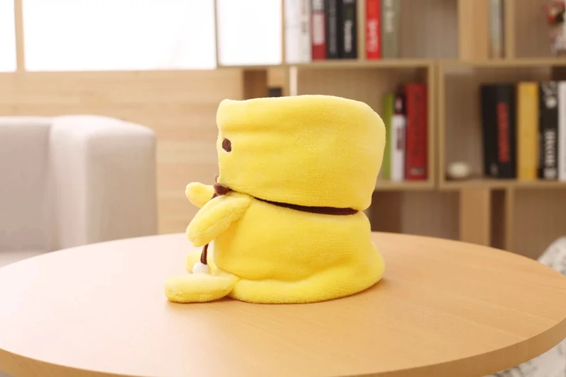 Kawaii Gudetama Doll Portable Plush Blanket