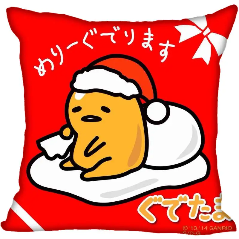 Gudetama Anime Style Square Zippered Pillow Case