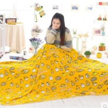 Gudetama Lazy Egg Yolk Plush Flannel Air Condition Blanket Gudetama Lazy Egg Yolk Plush Flannel Air Condition Blanket