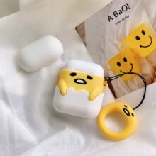 Cartoon Stereo Lazy Gudetama Soft Silicone Underdone/Well done Airpods Cartoon Stereo Lazy Gudetama Soft Silicone Underdone/Well done Airpods