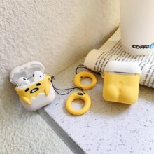 Cartoon Stereo Lazy Gudetama Soft Silicone Underdone/Well done Airpods Cartoon Stereo Lazy Gudetama Soft Silicone Underdone/Well done Airpods