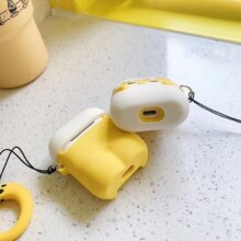 Cartoon Stereo Lazy Gudetama Soft Silicone Underdone/Well done Airpods Cartoon Stereo Lazy Gudetama Soft Silicone Underdone/Well done Airpods