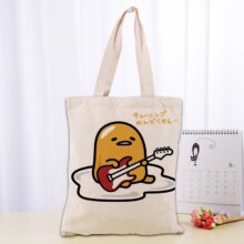 Gudetama Cartoon Printed Canvas Bag Gudetama Cartoon Printed Canvas Bag