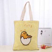 Gudetama Cartoon Printed Canvas Bag Gudetama Cartoon Printed Canvas Bag