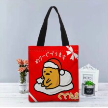 Gudetama Anime Printed Canvas Shoulder Bag Gudetama Anime Printed Canvas Shoulder Bag
