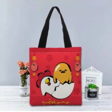 Gudetama Anime Printed Canvas Shoulder Bag Gudetama Anime Printed Canvas Shoulder Bag