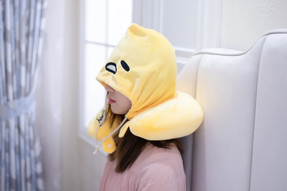 Gudetama Anime Plush Sleeping U Neck Pillow