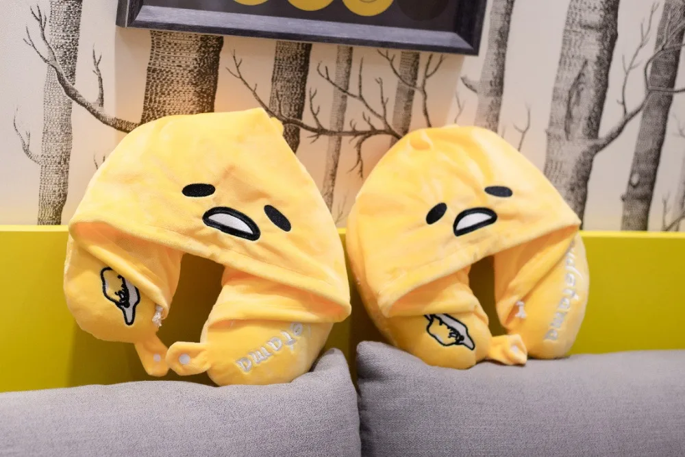 Gudetama Anime Plush Sleeping U Neck Pillow