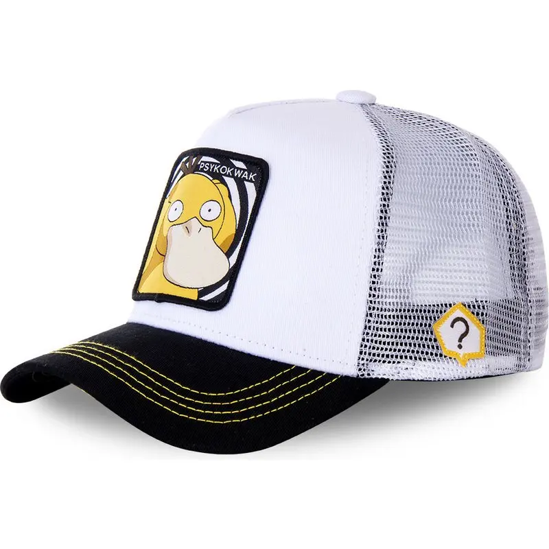 Pikachu Anime White Cotton Baseball Cap Pikachu Anime White Cotton Baseball Cap