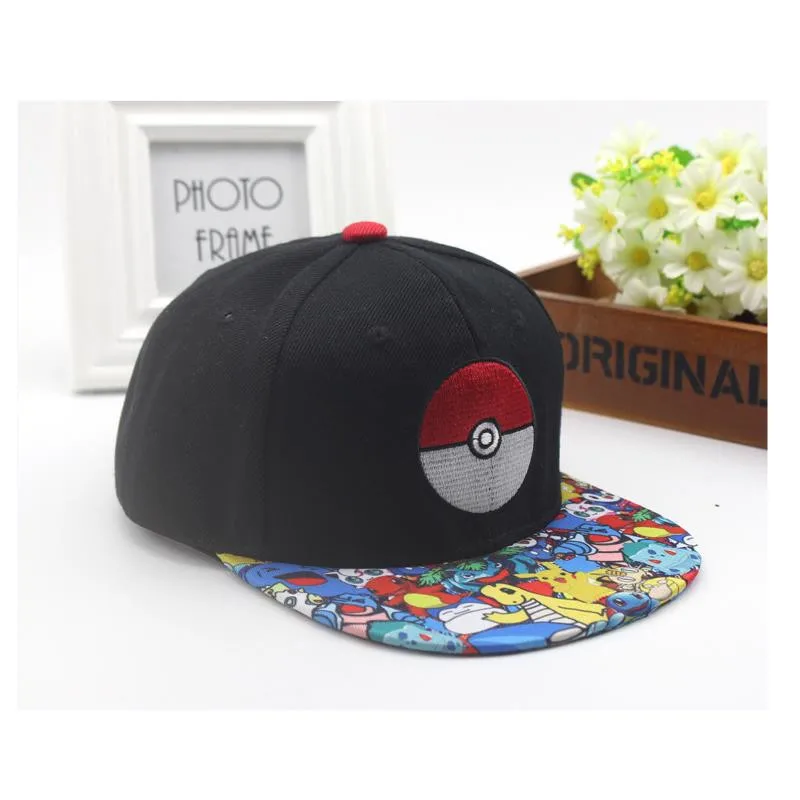 Pokemon Pikachu Ash Ketchum Poke Ball Cosplay Adjustable Caps