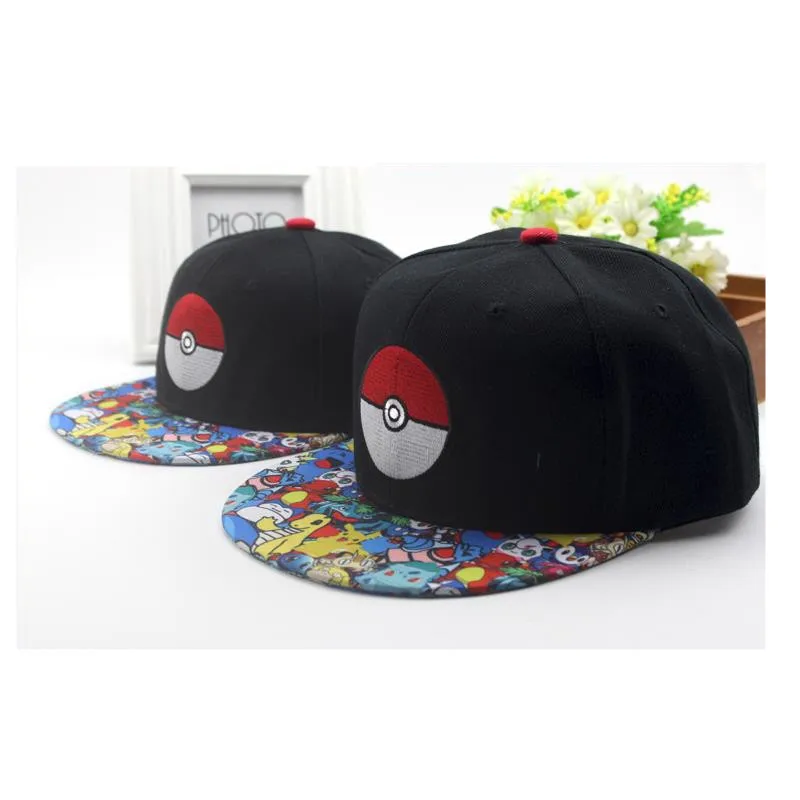 Pokemon Pikachu Ash Ketchum Poke Ball Cosplay Adjustable Caps