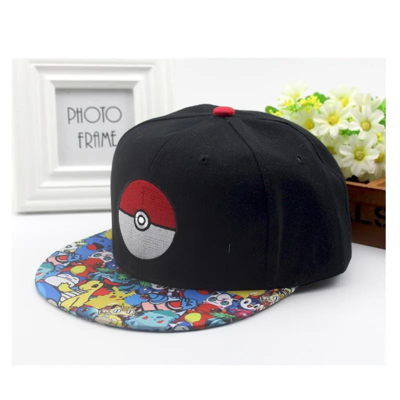Pokemon Pikachu Ash Ketchum Poke Ball Cosplay Adjustable Caps
