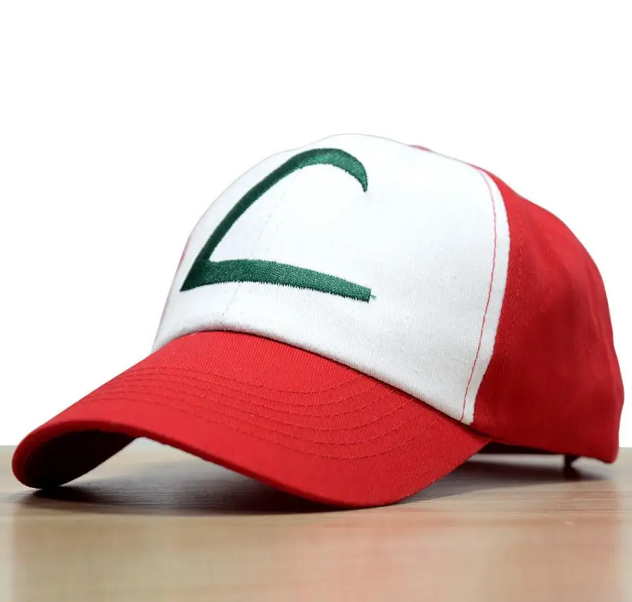 Pokemon Pocket Monster Ash Ketchum Anime Cosplay Adjustable Cap