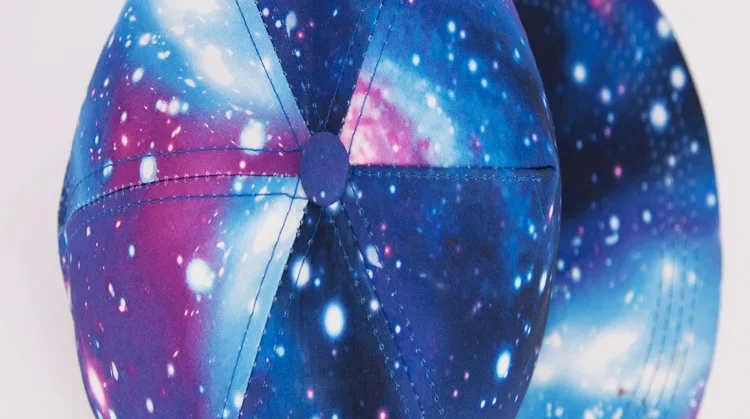 Pokemon Letter Print Black And Galaxy Style Sun Protection Casual Cap