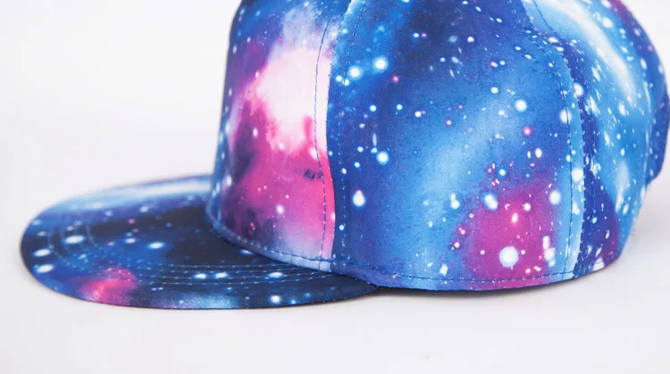 Pokemon Letter Print Black And Galaxy Style Sun Protection Casual Cap