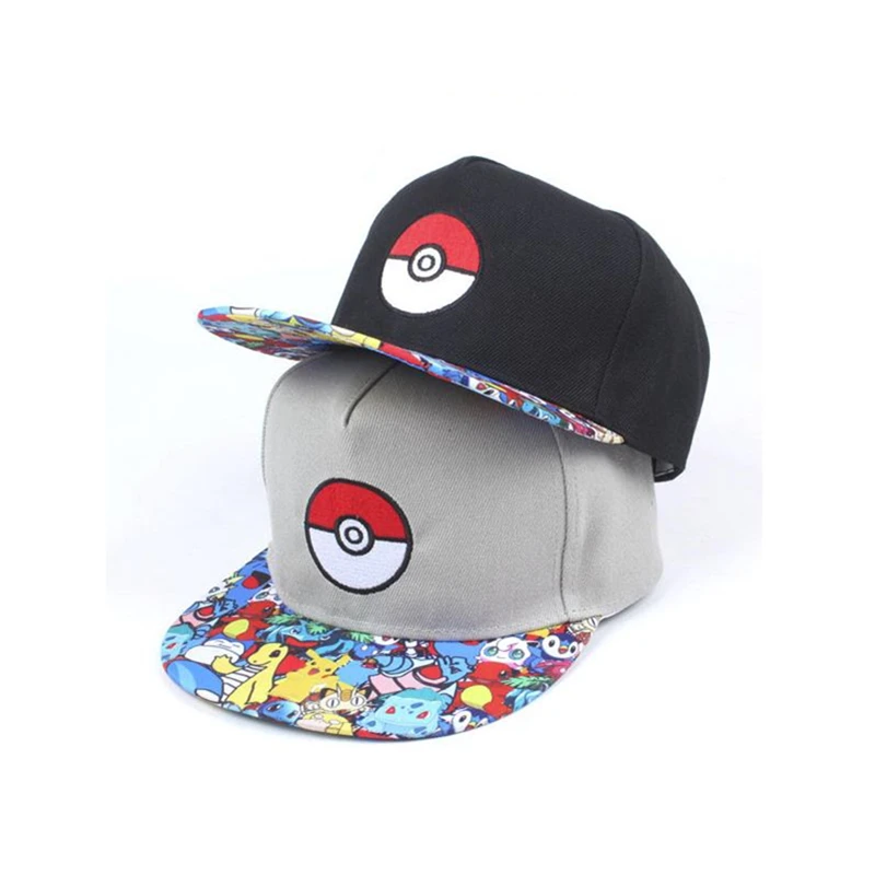Pokemon Pikachu Poke Ball Anime Print Baseball Caps For Unisex Pokemon Pikachu Poke Ball Anime Print Baseball Caps For Unisex