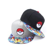 Pokemon Pikachu Poke Ball Anime Print Baseball Caps For Unisex Pokemon Pikachu Poke Ball Anime Print Baseball Caps For Unisex