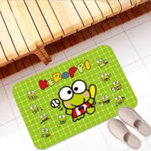 Keroppi Cartoon Big Eye Frog Print Plush Carpet Keroppi Cartoon Big Eye Frog Print Plush Carpet