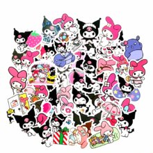 Kuromi Melody Keroppi Pekkle Gudetama Cartoon Stickers Kuromi Melody Keroppi Pekkle Gudetama Cartoon Stickers