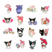 Kuromi Melody Keroppi Pekkle Gudetama Cartoon Stickers Kuromi Melody Keroppi Pekkle Gudetama Cartoon Stickers