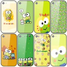 Keroppi Green Frog Tempered Glass Phone Cases Keroppi Green Frog Tempered Glass Phone Cases