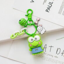 Kuromi Melody Frog Pudding Dog Penguin Cartoon Rubber Keychain Kuromi Melody Frog Pudding Dog Penguin Cartoon Rubber Keychain