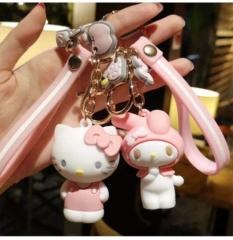 Hello kitty Frog Cat Doll Keychain Pendant key Holder Hello kitty Frog Cat Doll Keychain Pendant key Holder