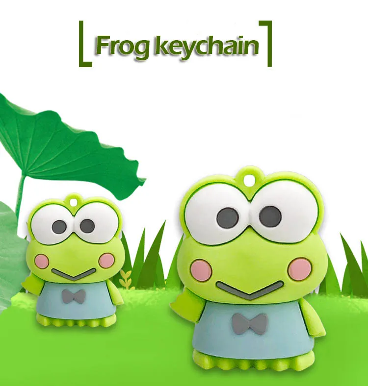 Cartoon Cat Frog KT Kuromi Penguin Kawaii Keychain