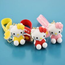 Hello Kitty Key Holder Ring Toy Keychain Hello Kitty Key Holder Ring Toy Keychain