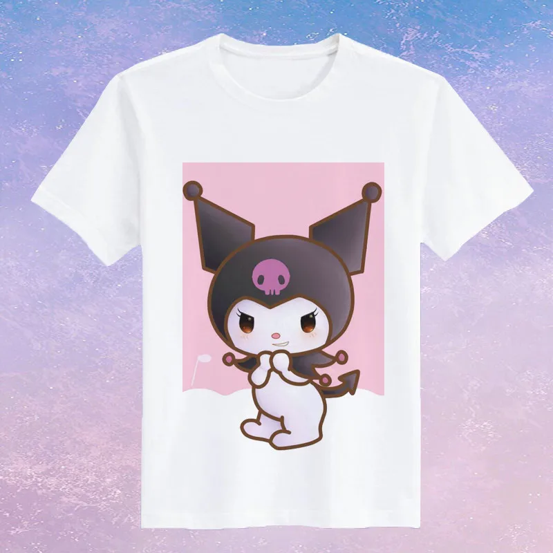 My Melody Kuromi Cartoon Printed T-Shirt
