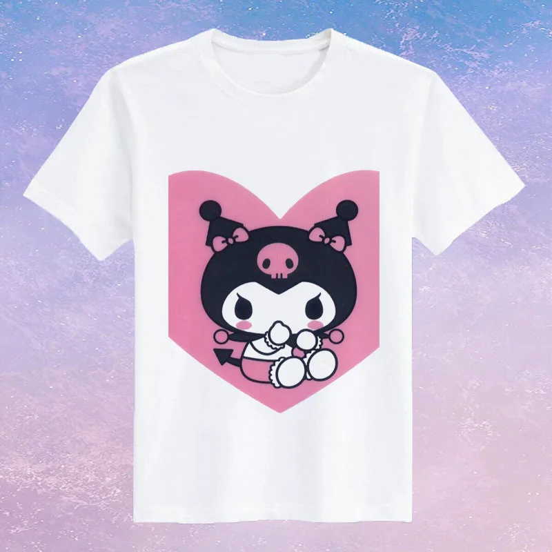 My Melody Kuromi Cartoon Printed T-Shirt
